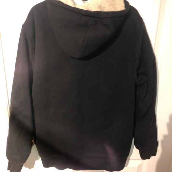 Old Navy “fur” zip up sweater - Picture 3 of 4